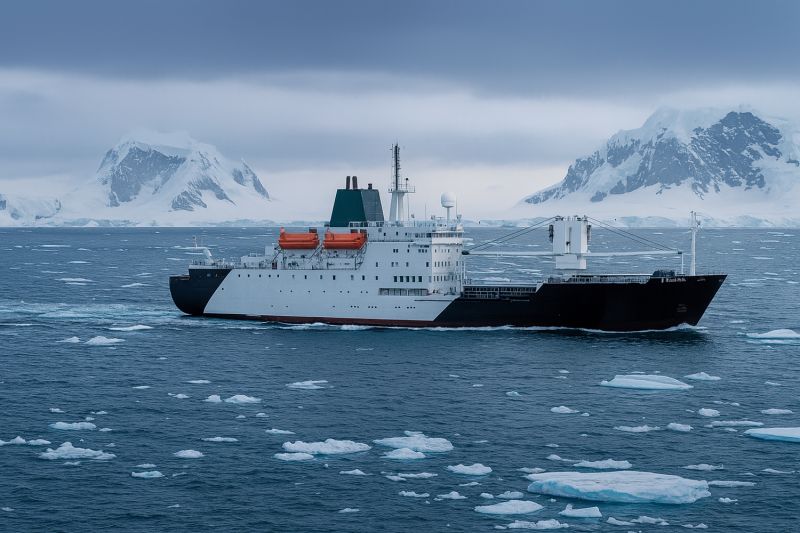 St Helena in Antarctic waters - Sustainability and Climate Expedition