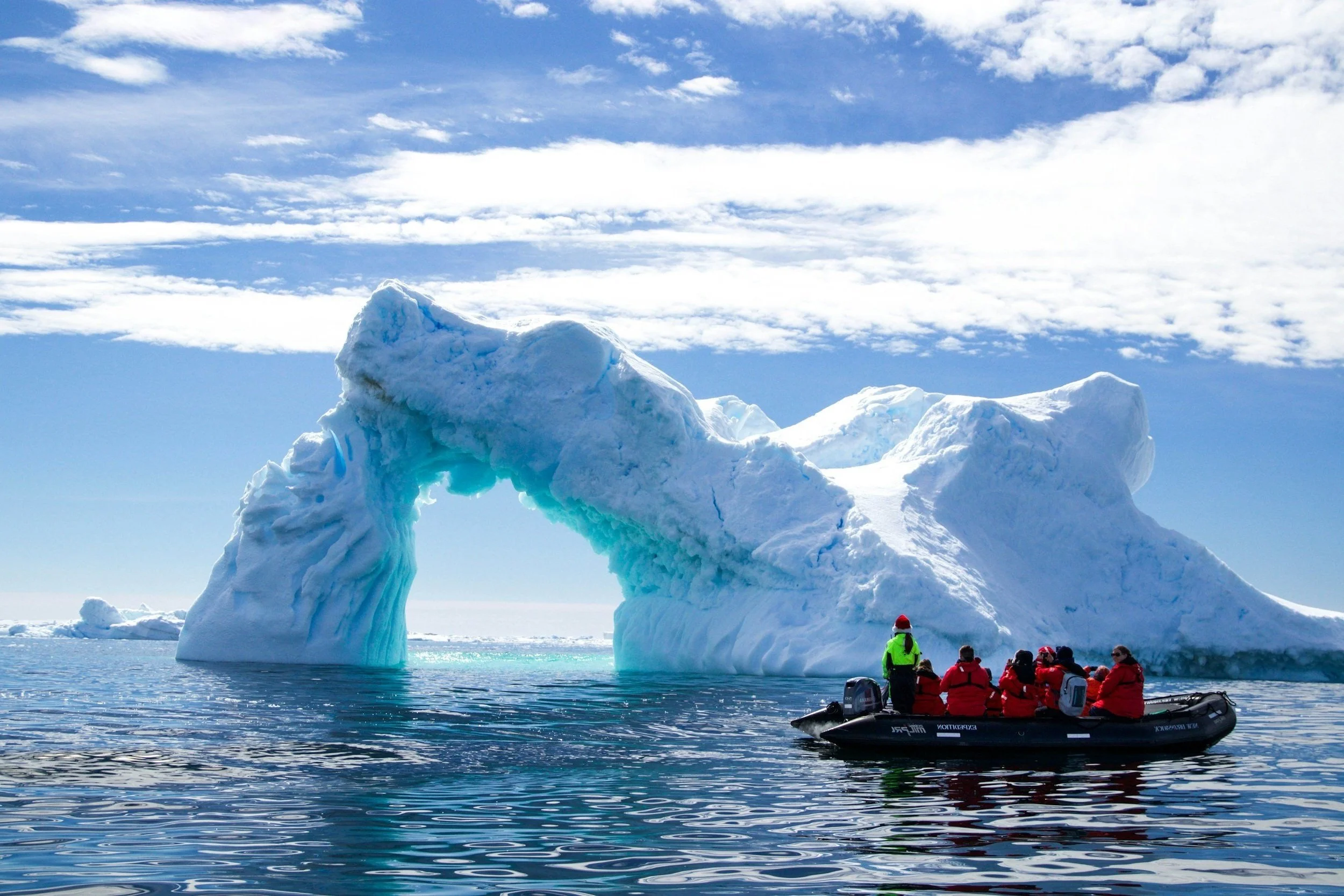 Antarctic Classroom - Iceberg and expedition team focused on Climate and Sustainability Education