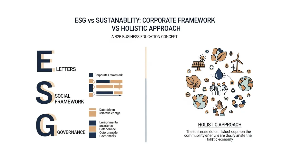 ESG vs Sustainability: What's the Difference and Why Both Matter for Australian Business thumbnail